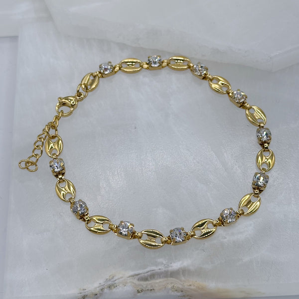 GOLD MARINER CRYSTAL bracelet