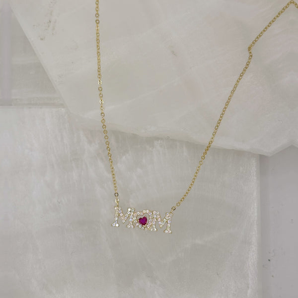 MOM PINK SAPPHIRE necklace