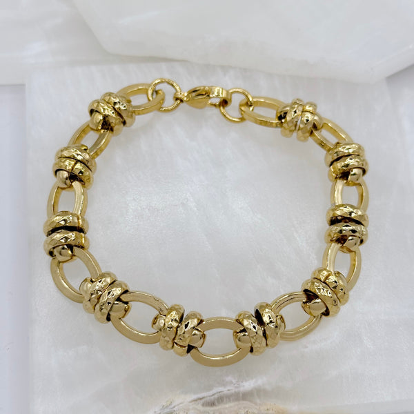 ALEENA GOLD STEEL bracelet
