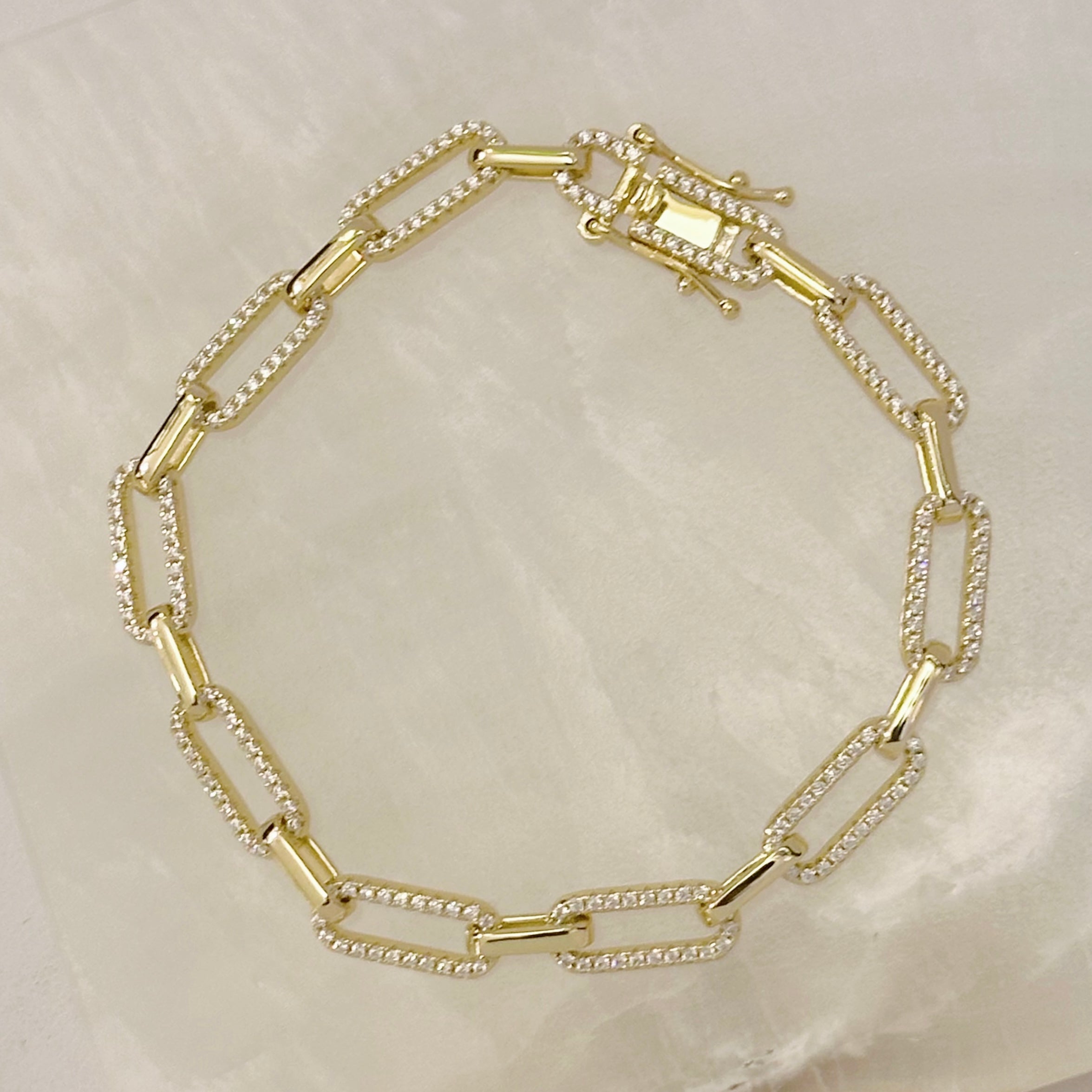 How to make a chain link bracelet sale