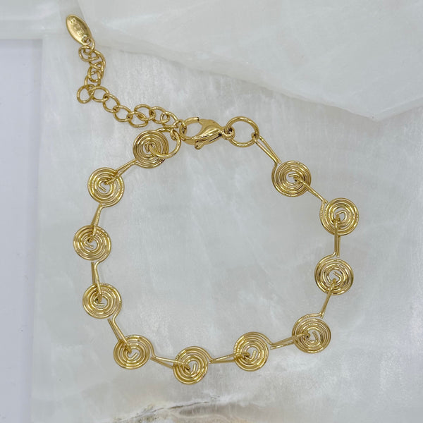 GOLD SWIRL bracelet