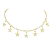 STAR CHOKER necklace