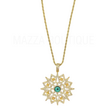 GOLD ICY EYE necklace