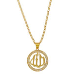 ALLAH CRYSTAL CIRCLE II necklace