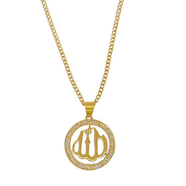 ALLAH CRYSTAL CIRCLE II necklace
