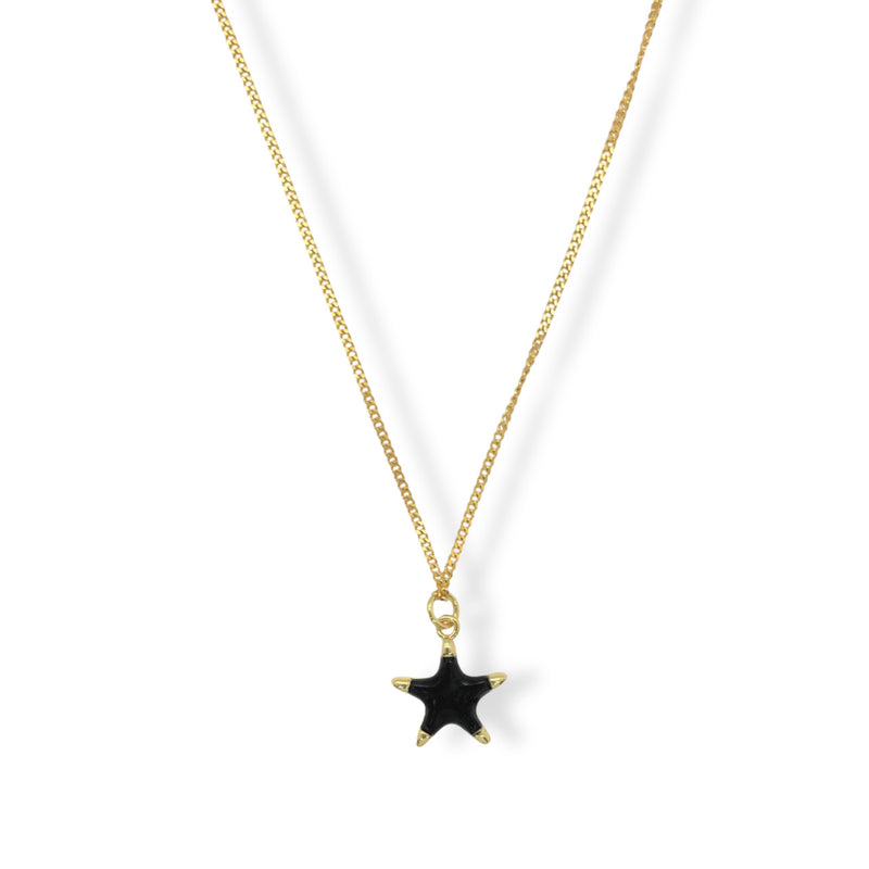 BLACK STAR MINI necklace