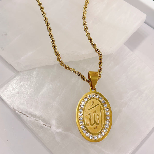 ALLAH OVAL necklace