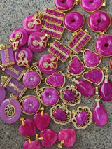 Fuchsia Jade Necklaces