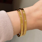 GOLD CYTALI STARBURST bangle