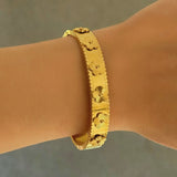 GOLD FLOWER bangle