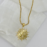 GOLDEN RENEWAL SUN necklace