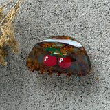 TORTOISE CHERRY CLAW hair clip