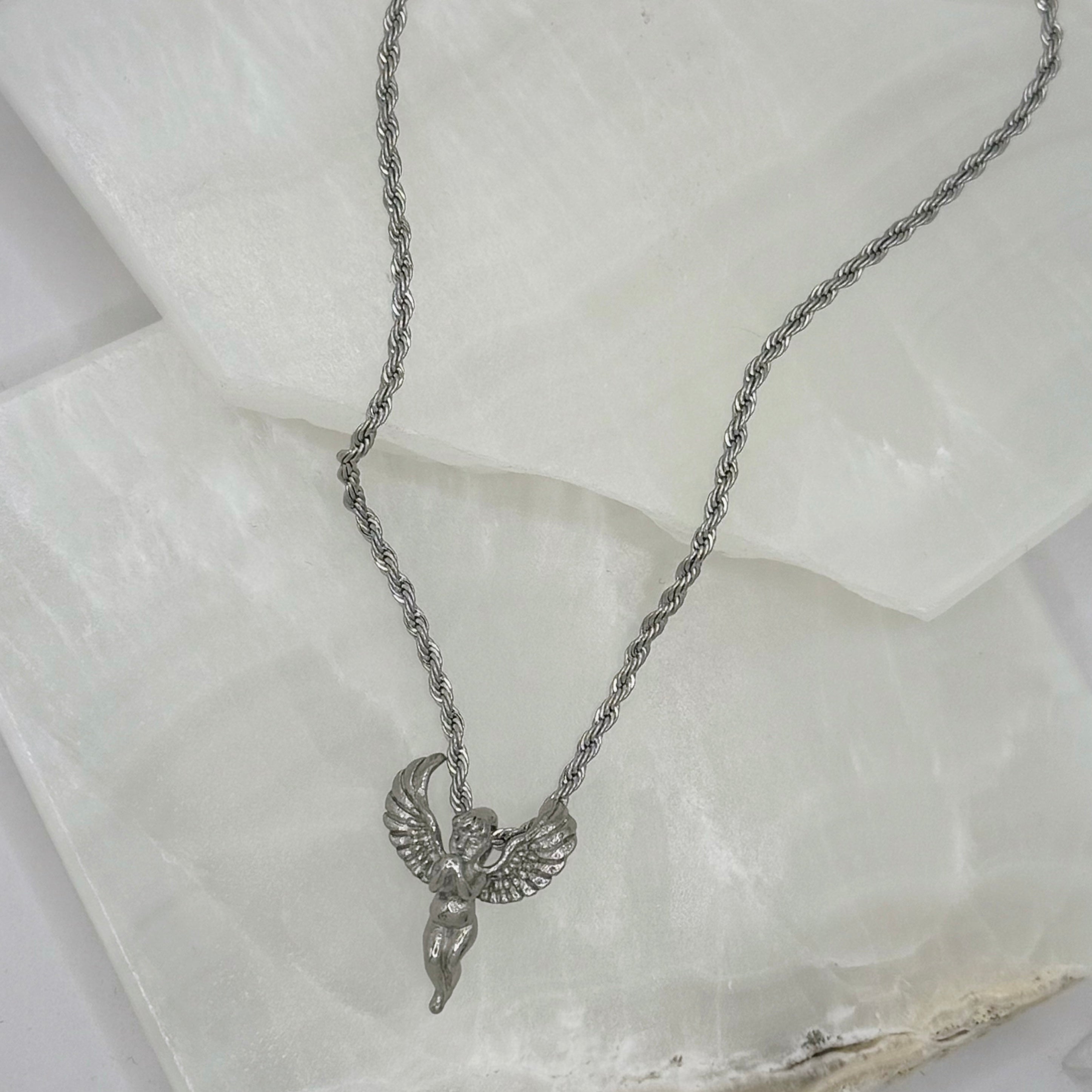 SILVER ANGEL necklace