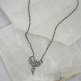SILVER ANGEL necklace