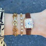 BROWN LEATHER VINTAGE watch