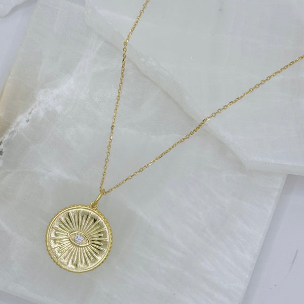 EYE COIN necklace