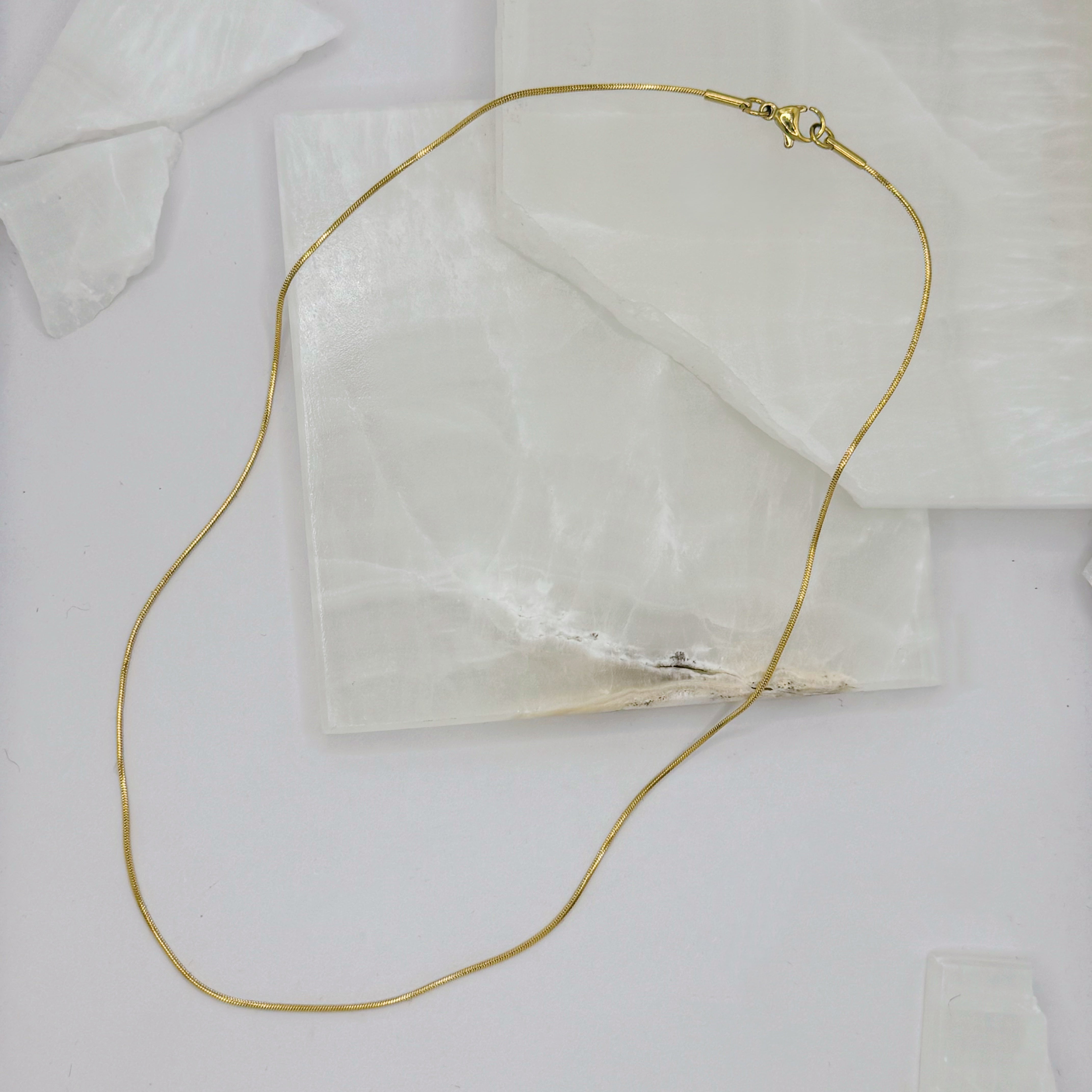 GOLD 1MM THIN SIMPLE chain