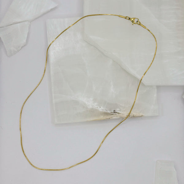 GOLD 1MM THIN SIMPLE chain