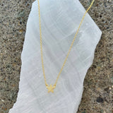 GOLD STAR SUPER MINI necklace