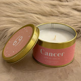 CANCER ZODIAC SCENTED candle