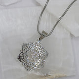 SILVER UNIFYING OHM necklace