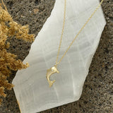 GOLD DOLPHIN necklace
