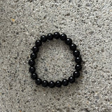 8MM BLACK TOURMALINE BEADED bracelet