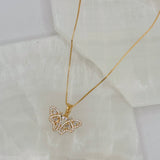 ENCHANTED CRYSTAL BUTTERFLY MINI necklace