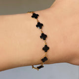 GOLD BLACK LUCKY bracelet