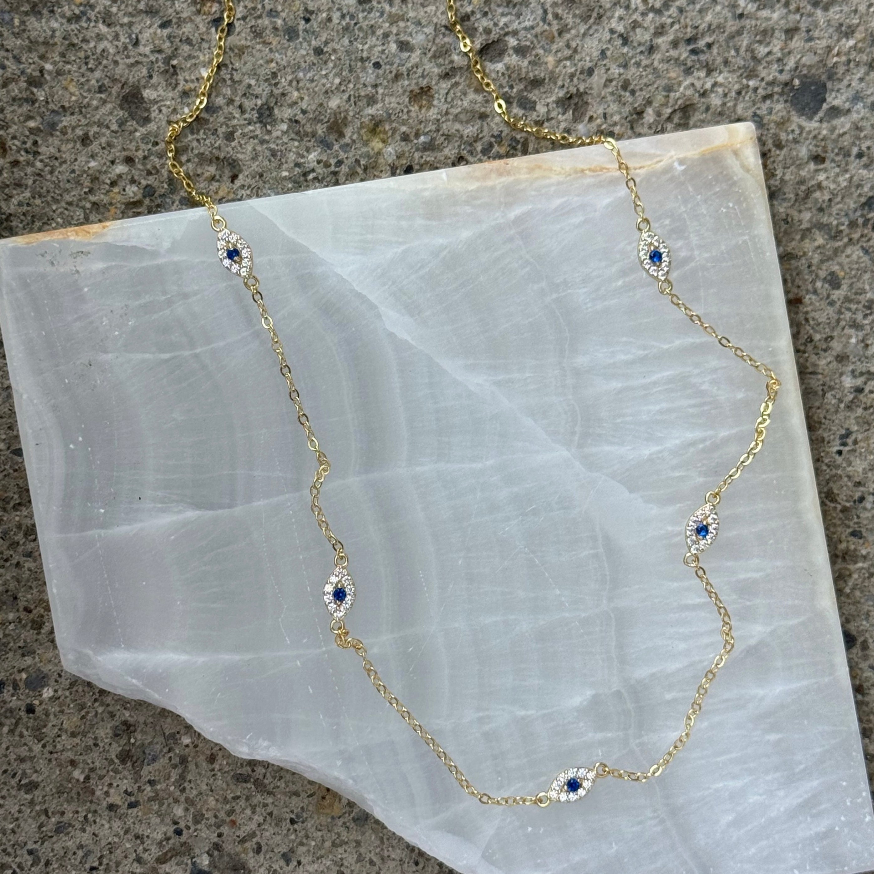 EVIL EYE BY THE YARD necklace