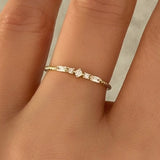 GOLD CRYSTAL MARA ring