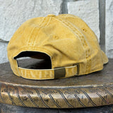 MUSTARD GARMENT-DYED COTTON BASEBALL cap