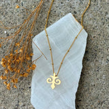 GOLD ADIGA FASHA CAUCASUS necklace