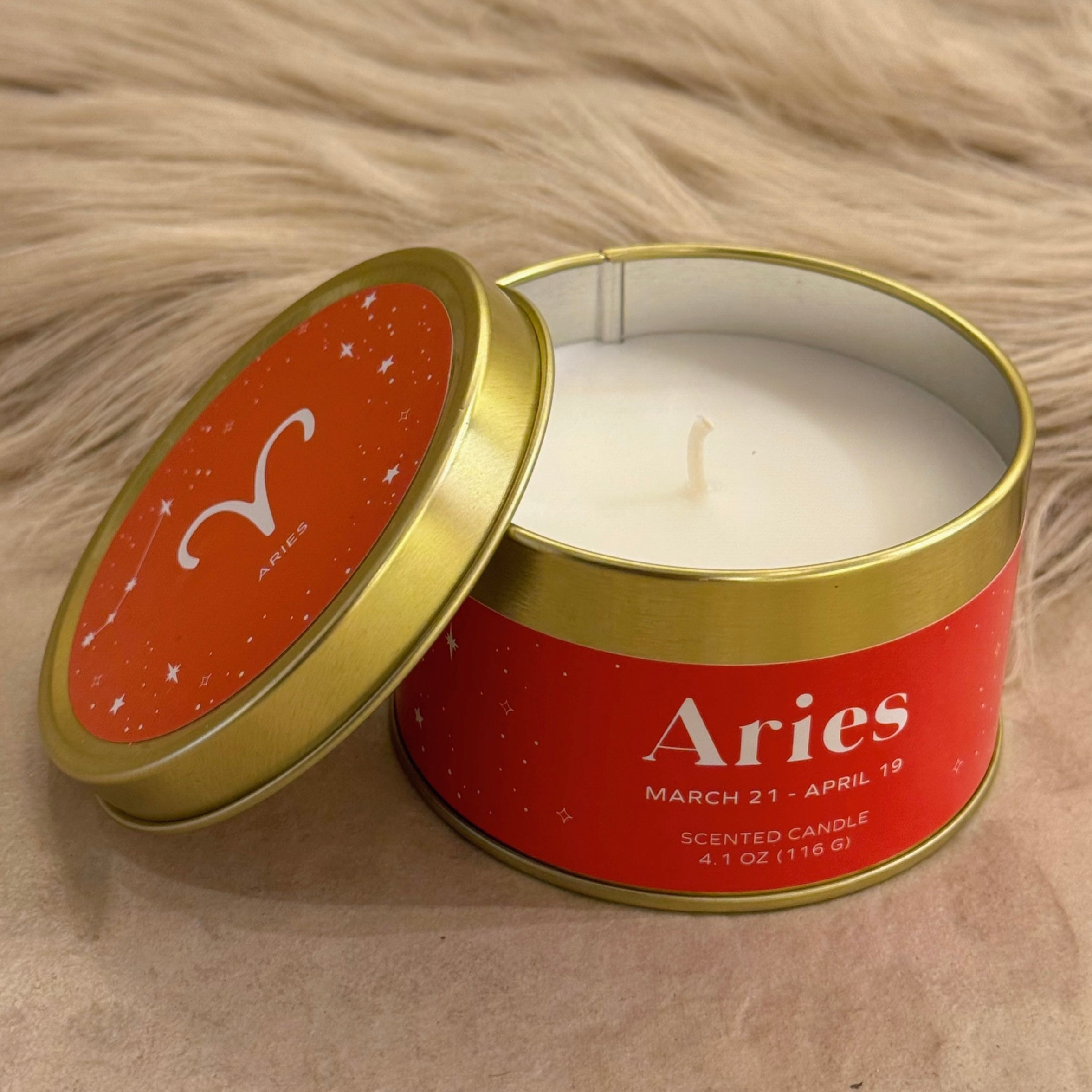 ARIES ZODIAC SCENTED candle