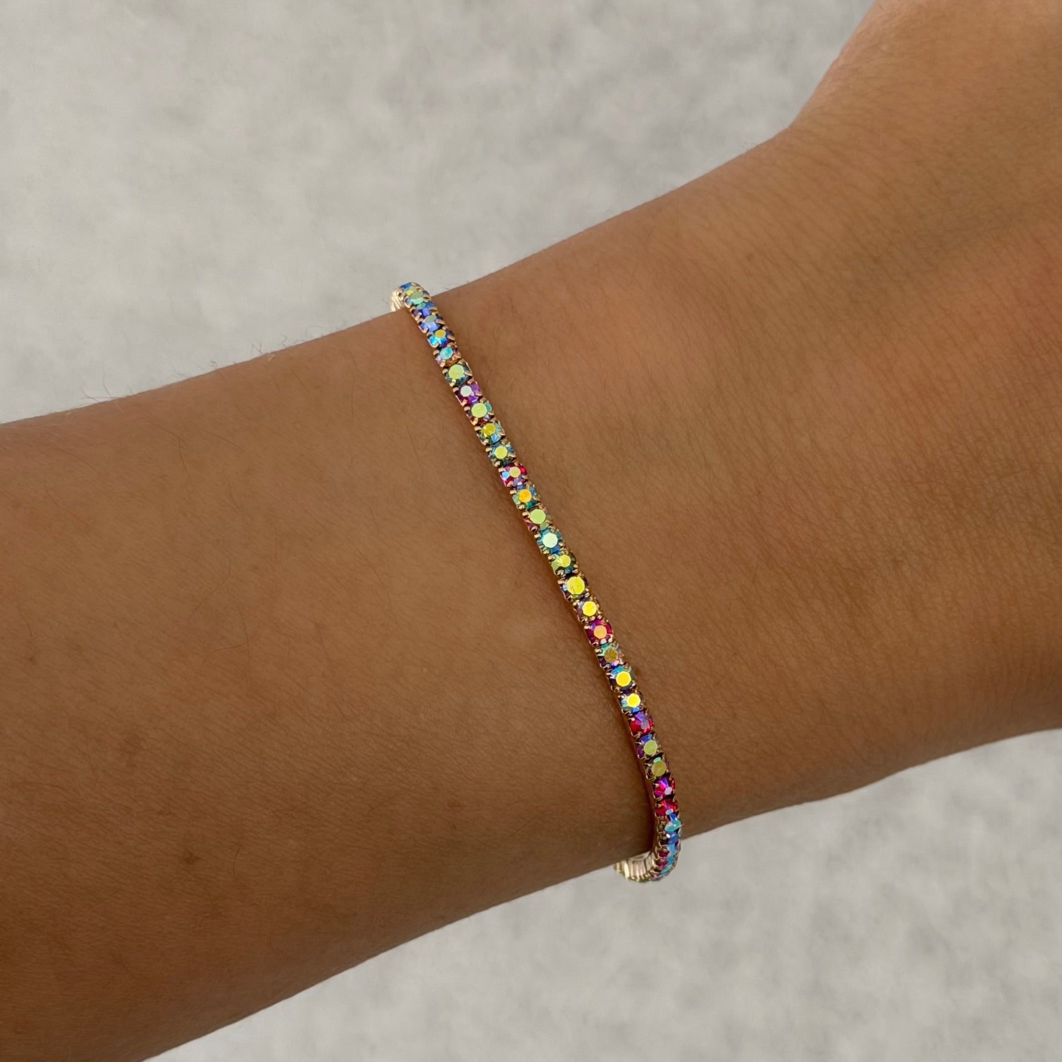 CONFETTI MULTICOLOR CRYSTAL bracelet