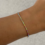 CONFETTI MULTICOLOR CRYSTAL bracelet