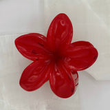 RED FLOWER hair clip