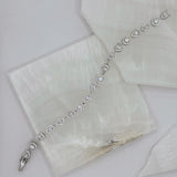 SILVER MIXED CRYSTAL bracelet