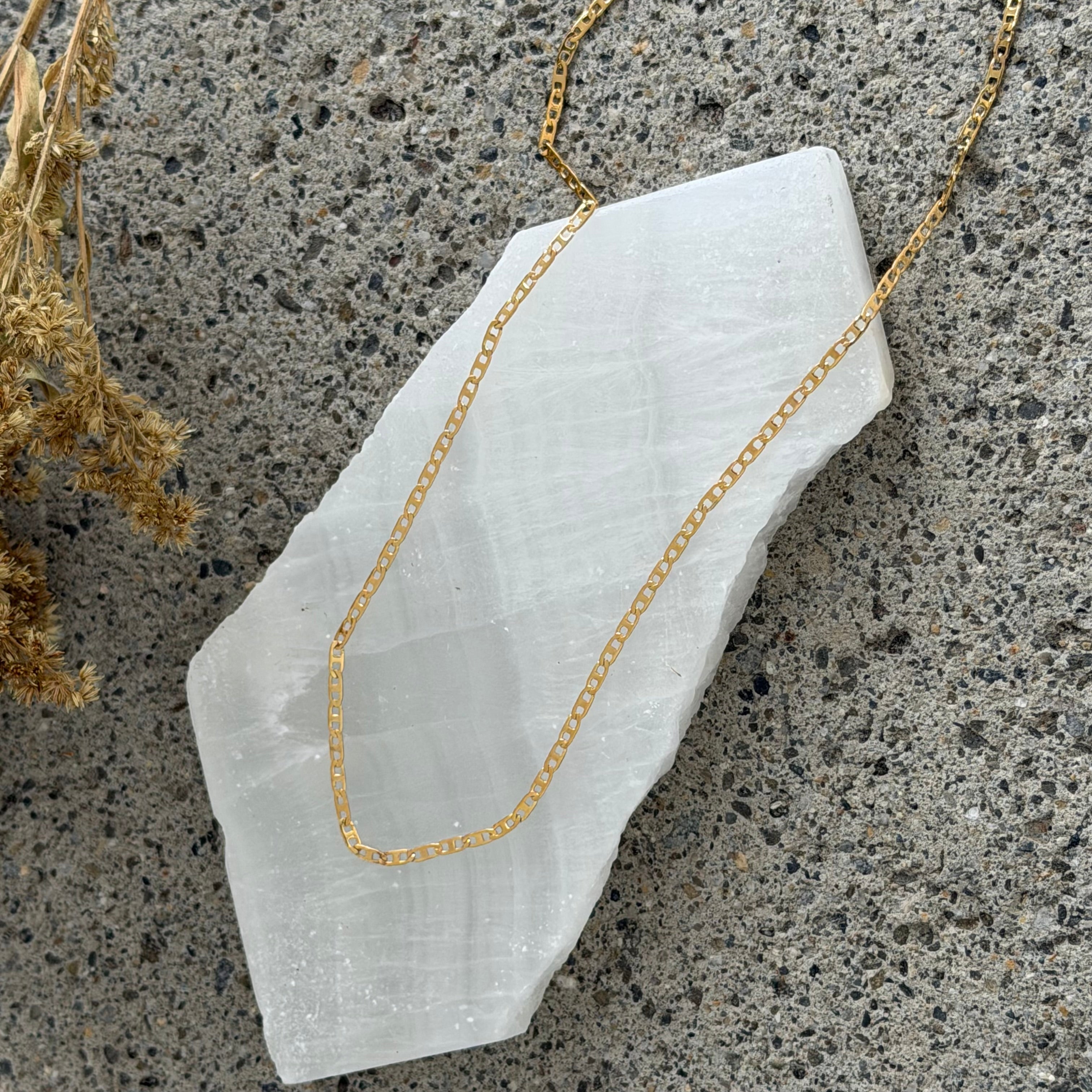 GOLD THIN MARINER chain