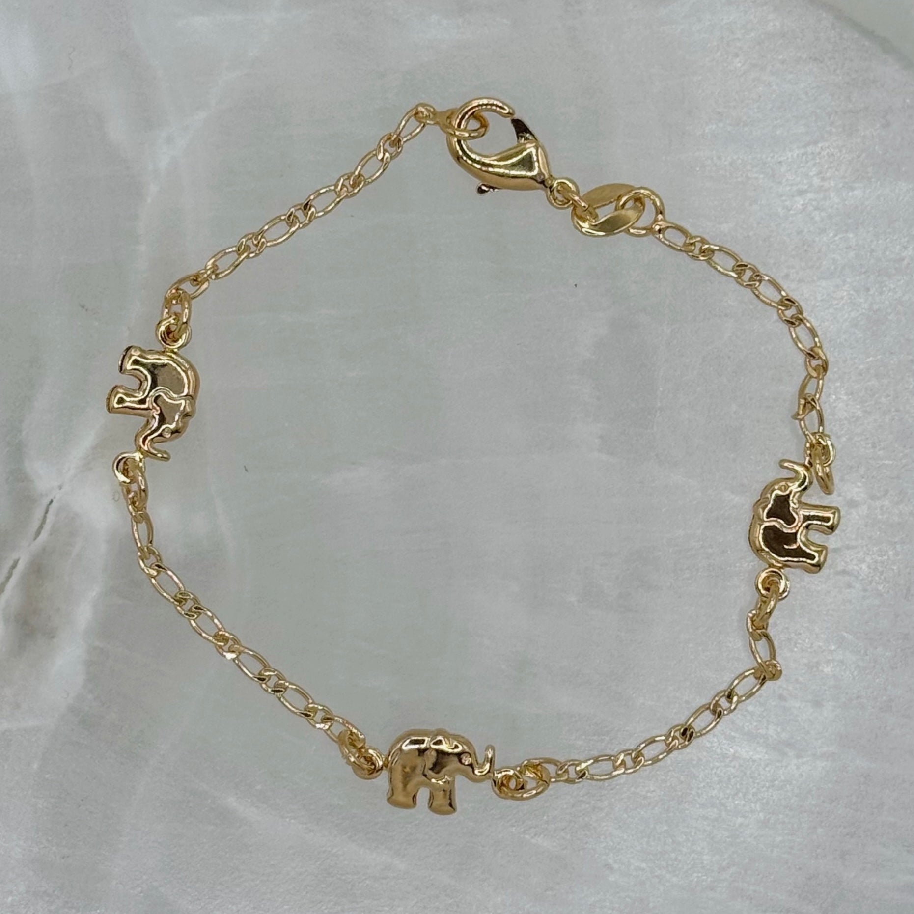GOLD ELEPHANT bracelet