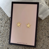 GOLD STARFISH STUD earrings