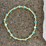 DIAMOND CUT AVENTURINE BEADED bracelet
