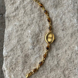 GOLD OVAL TIGERS EYE VINTAGE watch