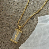 BLESSING WHITE JADE necklace