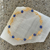 ELEPHANT EVIL EYE anklet