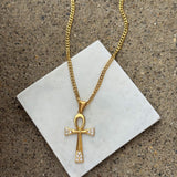 GOLD ETERNAL ANKH necklace