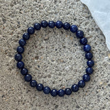 6MM LAPIS LAZULI BEADED bracelet