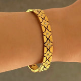 GOLD ETERNAL BLOOM bangle