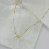 CRYSTAL BUTTERFLY SUPER MINI necklace