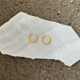 8MM GOLD HOOP earrings